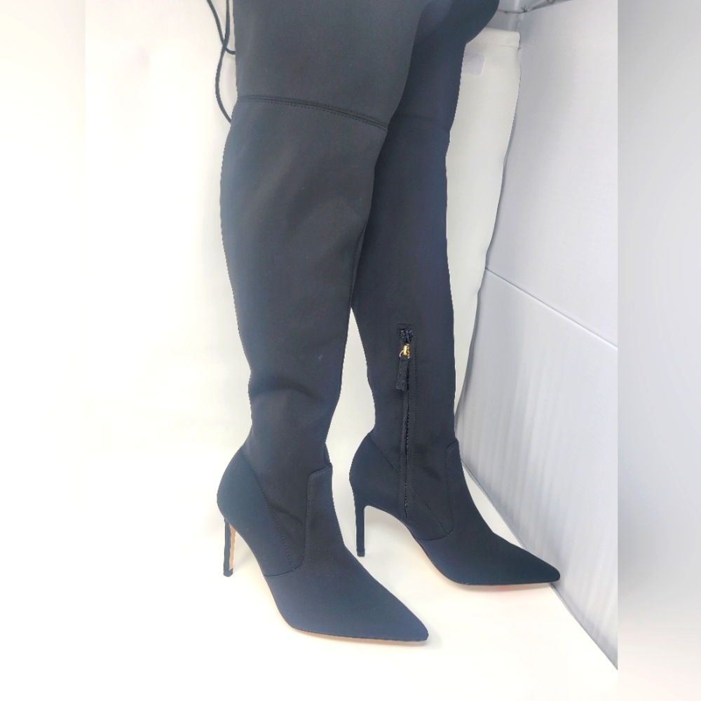 Good American The Overtime Thigh High Boot Size 5